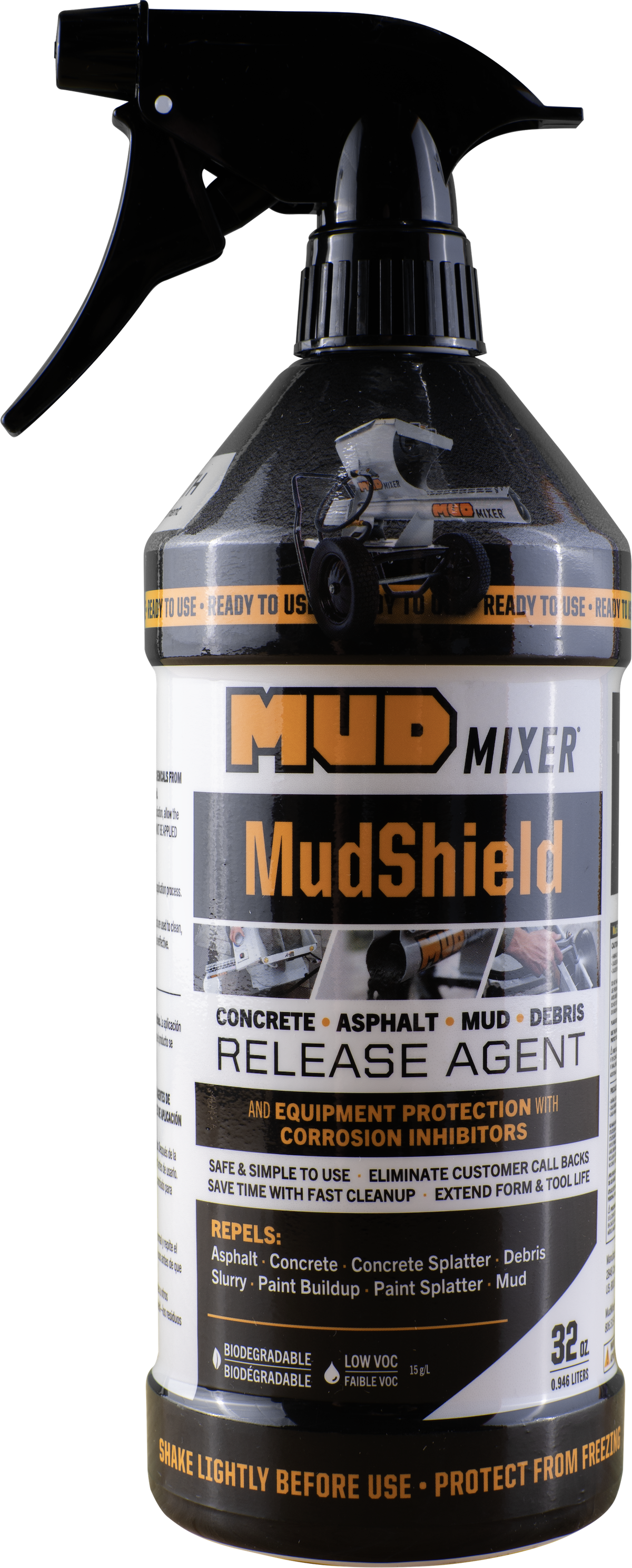 MudShield Water-Based Concrete Release and Equipment Protectant Spray
